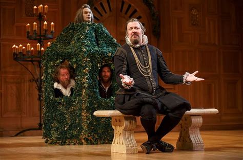 Stephen Fry As Malvolio And The Three Conspirators Colin Hurley As Sir