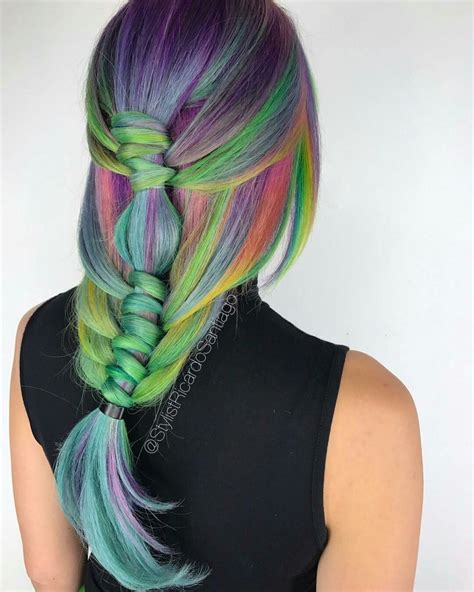 Pin By Kiana Symonne Warren On Dyed Hair Rainbow Hair Hair Styles