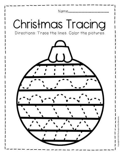 Enjoyable esl printable crossword puzzle worksheets with pictures for kids to study and practise christmas vocabulary. Free Printable Tracing Christmas Preschool Worksheets 1 ...