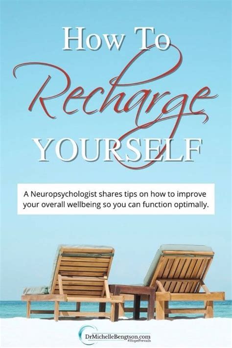 how to recharge yourself dr michelle bengtson