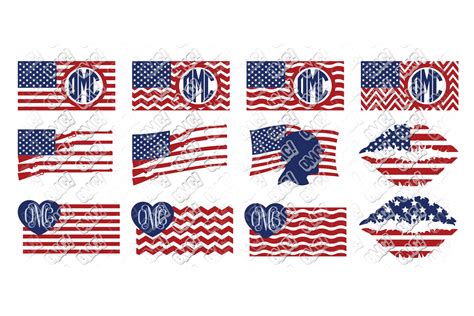American Flag Svg Bundle