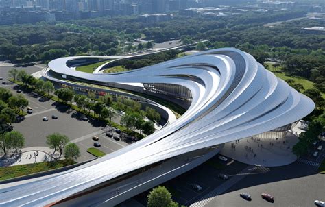 Construction Begins On Zaha Hadid Architects Meandering Jinghe Art