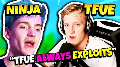 Ninja Reacts To Tfue Exploiting Fortnite Daily Funny Moments Ep112