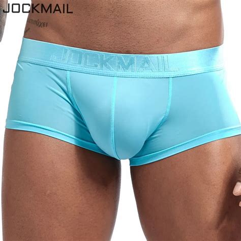 Buy New Sexy Boxer Men Underwear Ice Silk Breathable