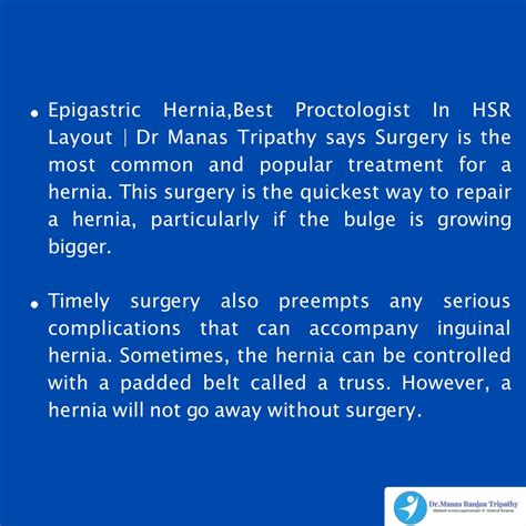 Ppt Epigastric Herniabest Proctologist In Hsr Layout Dr Manas