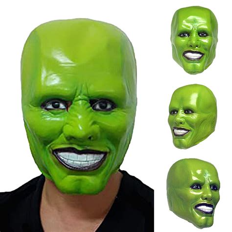 Movie Jim Carrey Cosplay Masks Halloween Party Funcy Dress Latex Full Head Mask Ebay