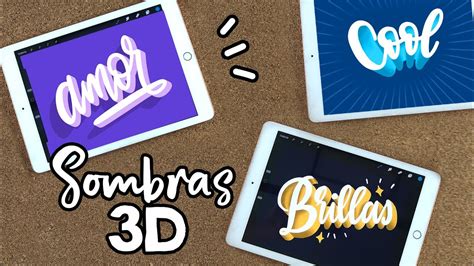 Sombras 3d Para Tu Lettering En Procreate Barbs Arenas Art Youtube