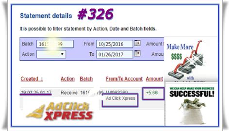 It is one of the easiest ways to make money online. Here is my Withdrawal Proof from Ad Click Xpress. I get ...