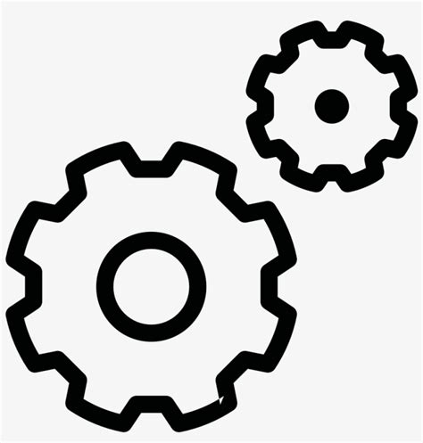 Settings Cog Gears Icon Transparent Png 960x960 Free Download On