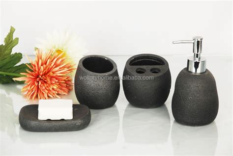 Black Stone Bathroom Accessories Semis Online