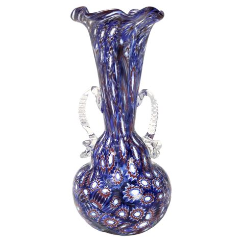 Murano Glass Vase Attributed To Fratelli Toso For Sale At 1stdibs