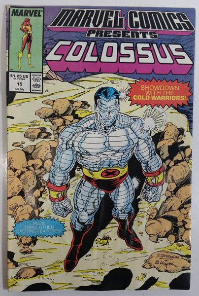 1989 Late March Marvel Comics Presents Colossus 15 Comic Book