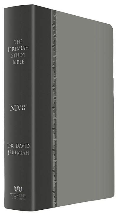 Niv Gray Luxe Jeremiah Study Bible