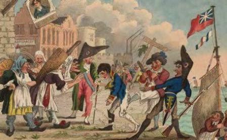 Gol de maradona a los ingleses: Así se burlaban los ingleses de Napoleón