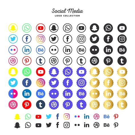 Logos Redes Sociales Fotos Y Vectores Gratis