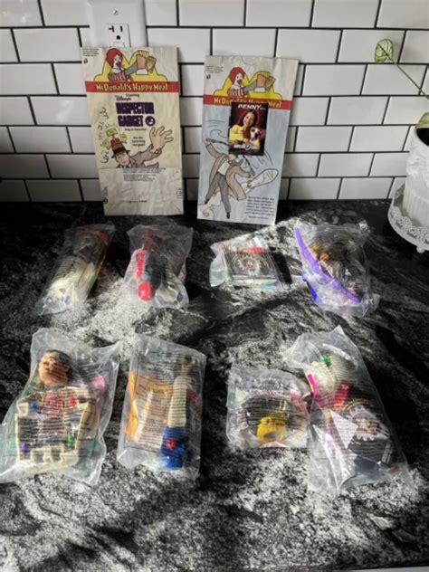 vtg 1999 inspector gadget mcdonalds happy meal toys complete set of 8 nip 2 bags 29 99 picclick