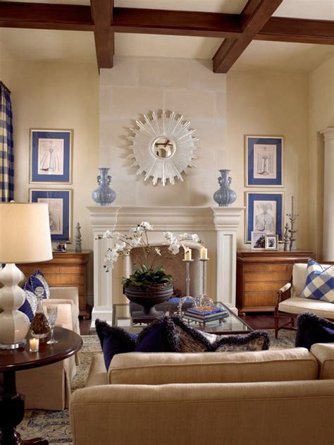 Beige And Blue Living Room Home Design Ideas Pictures