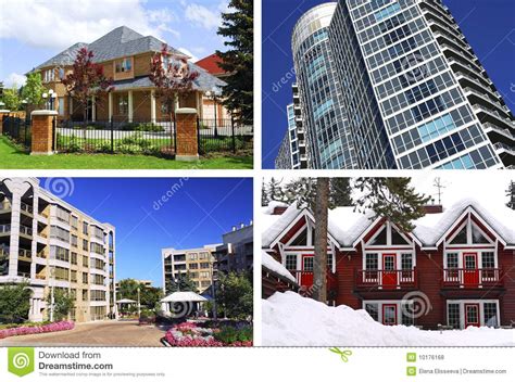 Real Estate Collage Royalty Free Stock Photos Image