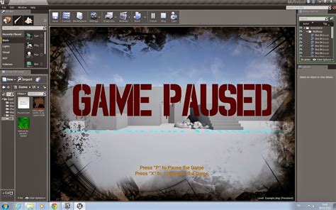 We must simply reload the main scene to bring everything back to the initial state of the game and then remove the pause. How to create Pause Screen in UE4 - Dyzain