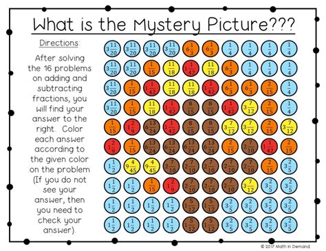 Everything you hated about adding fractions, you're. Adding and Subtracting Fractions Coloring Worksheet