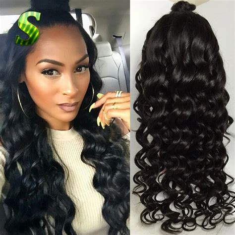 7a Unprocessed Body Wave Wigs Brazilian Virgin Human Hair Lace Front Wig For Black Women Full