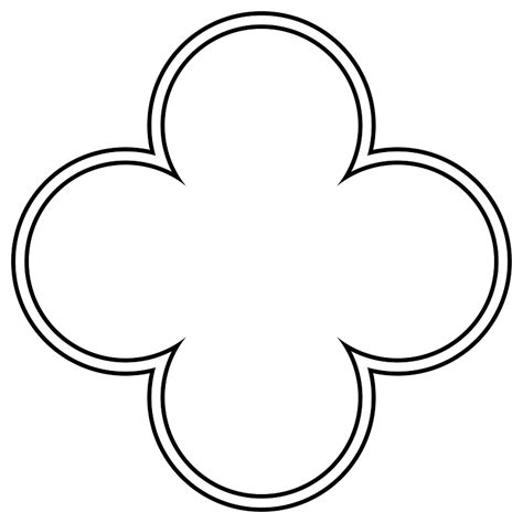 Quatrefoil Architectural Alternate Clipart Free Download Transparent