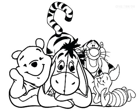 Baby Eeyore Coloring Pages At Free Printable