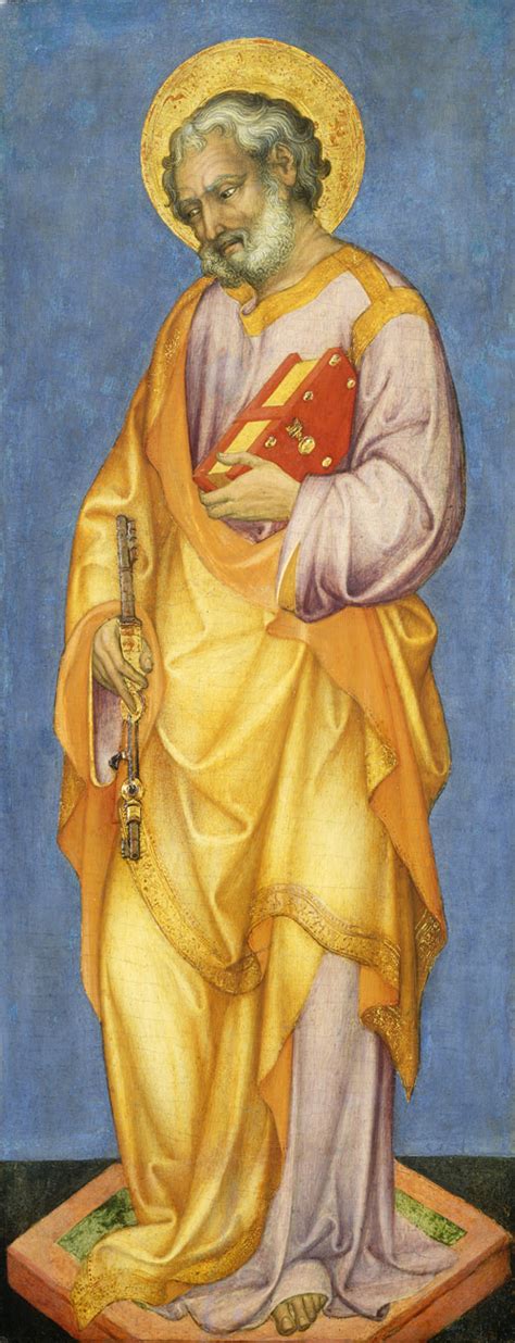Saint Peter C 14451450 Painting Michele Giambono Oil Paintings