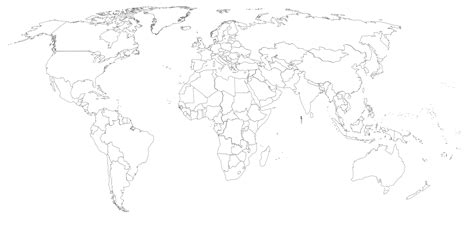Dibujo Para Colorear Mapa Del Mundo Con Fronteras Dibujos Para PDMREA