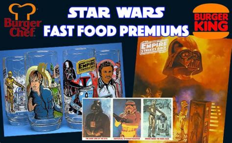 star wars saga fast food premiums 1980 1981 skywalking network
