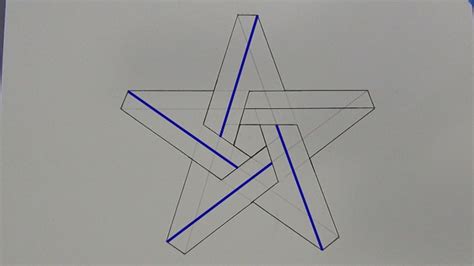 How To Draw An Impossible Star My Drawing Tutorials