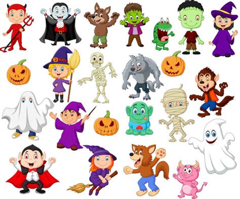 Halloween Characters Vector Art Icons And Graphics For Free Download