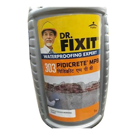 Dr Fixit Pidicrete Mpb Acrylic Bonding Agent Packaging Size 4 20