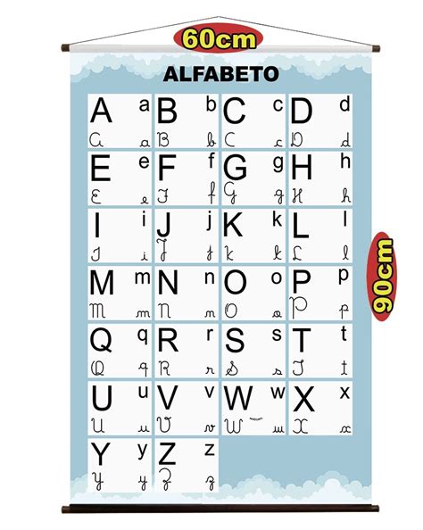 Banner Alfabeto 4 Letras Simples R 3990 Em Mercado Livre