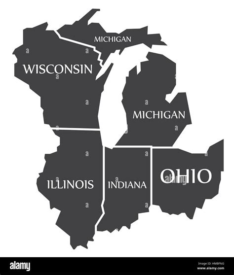 Map Of Michigan And Indiana Border Interactive Map