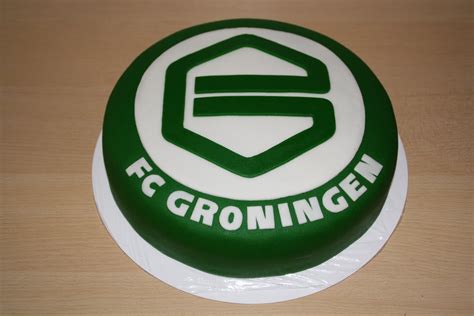 Het noorden geeft nooit ooooop! Karin's Taarten: FC Groningen taart