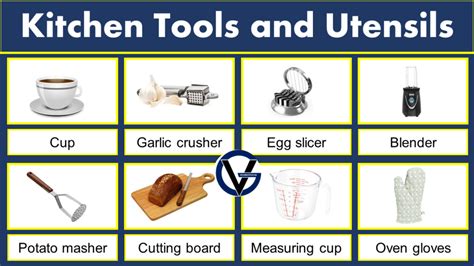 Kitchen Utensils Pictures And Names Their Uses Pdf Dandk Organizer