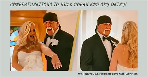 Wwe Legend Hulk Hogan Marries Sky Daily