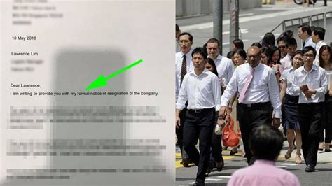 1.2 perusahaan memiliki waktu untuk mencari pengganti posisi anda. Pria Resign dari Kerjaan Bergaji Besar di Singapura, Pilih ...