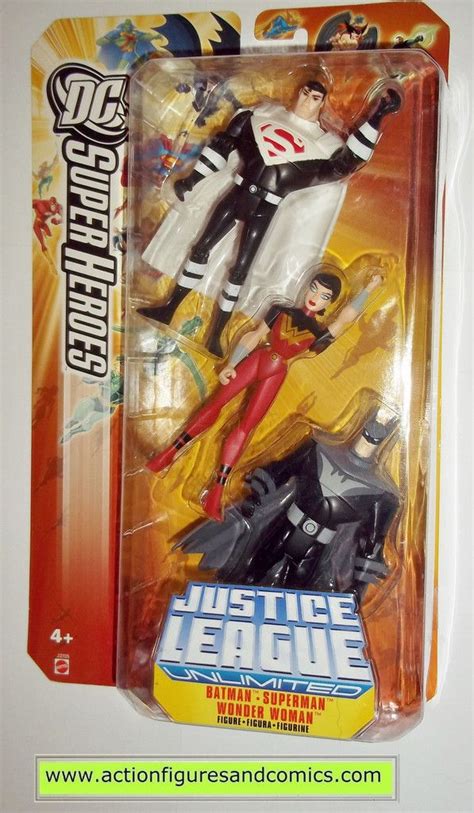 Justice League Unlimited Superman Wonder Woman Batman Lord 3 Pack Moc