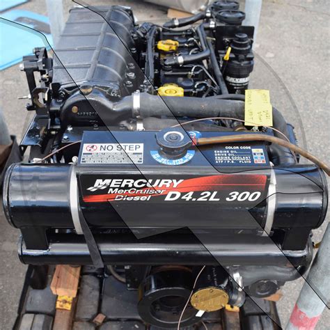 42l 254ci Vm Mercruiser Diesel D Tronic Engine Motor Marine 300hp 42