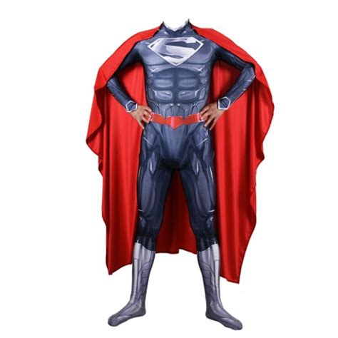 Superman Costume New 52 Version Superman Cosplay Costume