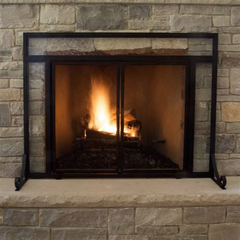 Pleasant Hearth Fa183s L Manchester Fireplace Screen Large Size