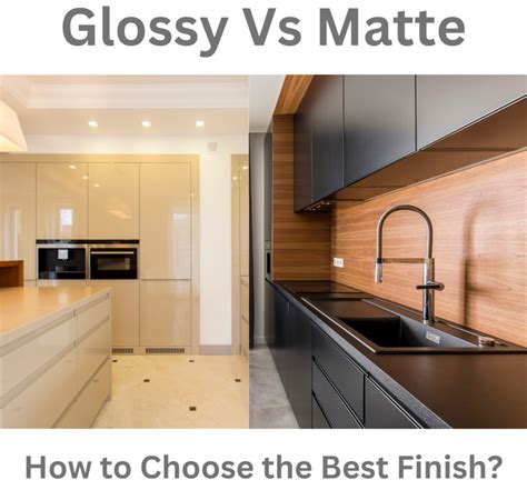 Glossy Vs Matte Best Finish For Your Kitchen Cabinet Refinishing Project