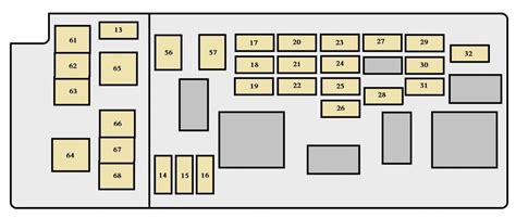 Toyota Tundra (2005 - 2006) - fuse box diagram - Auto Genius
