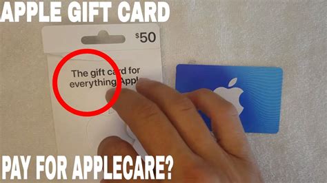 Can You Use Apple Gift Cards To Pay For Applecare Youtube