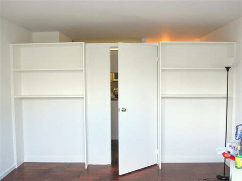 They can be used on the walls or, as suggested in the image, to create partitions between different environments or workstations. Gallery Bookcase Partition | Room divider walls, Room ...