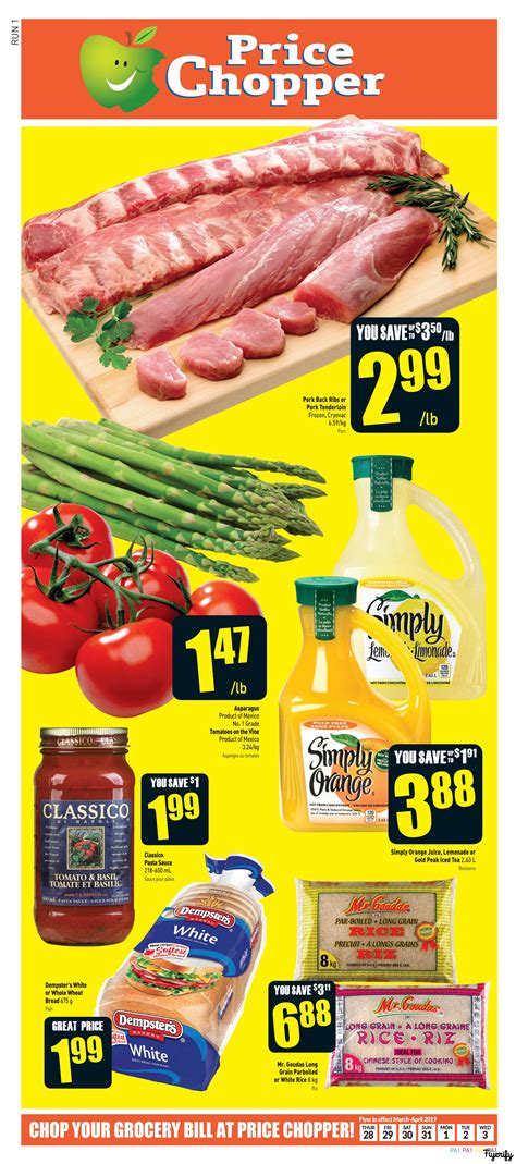 Price Chopper Flyer March 28 to April 3 Canada