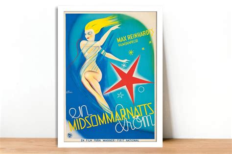 A Midsummer Nights Dream En Midsommarnatts Drom Vintage Etsy