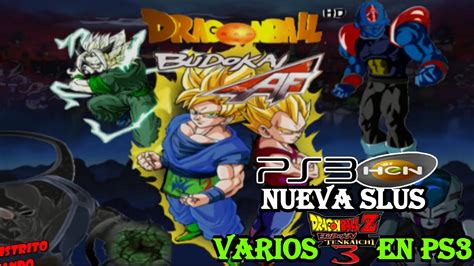 Maybe you would like to learn more about one of these? PS3HEN / BUDOKAI 3 AF / NUEVA SLUS / DragonBall Z Budokai 3 / ISO MOD / PKG - YouTube